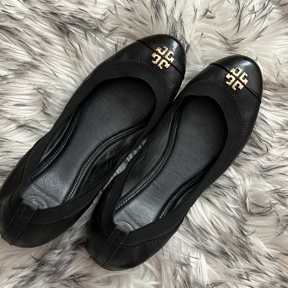 Tory Burch ballet flats 7 1/2 black - Picture 12 of 12